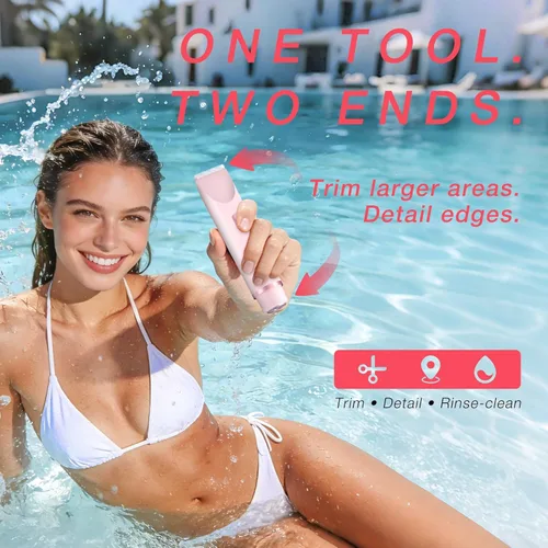 Miniatura 2 de Recortadora de Bikini para Mujeres – Afeitadora Eléctrica Suave para Áreas Sensibles, Afeitadora Recargable USB-C Impermeable para Cuerpo y Cara