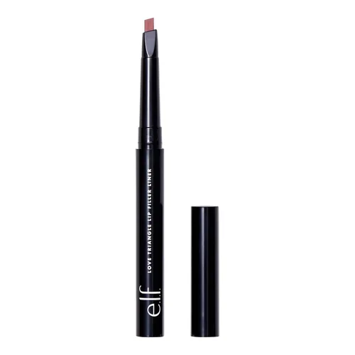 Miniatura 11 de e.l.f. Love Triangle Lip Filler Liner, lápiz delineador de labios 2 en 1 para esculpir y rellenar, color intenso de larga duración, vegano y libre