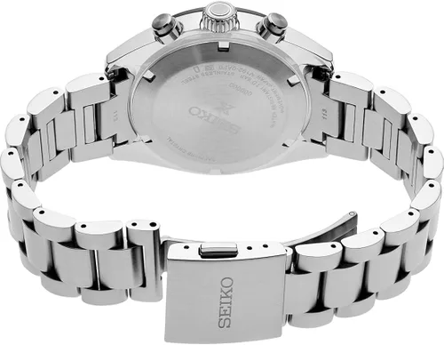 Miniatura 3 de SEIKO Prospex Speedtimer SSC819 - Reloj para hombre con cronógrafo solar y esfera negra Negro - Cronógrafo