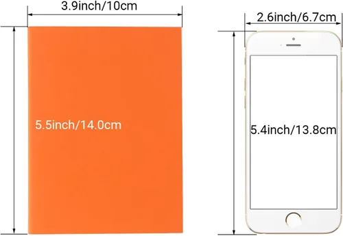 Miniatura 2 de EUSOAR Cuaderno en blanco, paquete de 24 cuadernos A6 de 3.9 x 5.5 pulgadas, 60 páginas sin forro, diario de viaje, juego de bloc de notas a granel