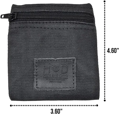 Miniatura 2 de Hide & Drink, Bolsa de condón de lona encerada resistente al agua, bolsa de bolsillo con tecnología Change Valuables, regalo clásico para socios