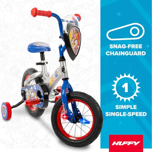 Miniatura 4 de Huffy - Bicicletas Paw Patrol para niños, tamaños 12/16 pulgadas (30/40 cm), para principiantes, múltiples diseños y opciones de color disponibles