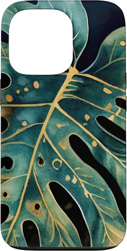 Miniatura 10 de Funda para iPhone 16 Philodendron Monstera Leaf Floral Boho Follaje Flower Plant Case