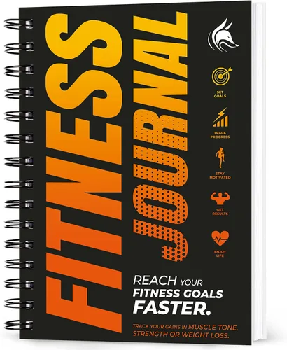 Miniatura 7 de Clever Fox Diario de Fitness Cuaderno de Registro de Entrenamiento - Planificador Diario de Fitness Diario de Entrenamiento para Mujeres y Hombres.