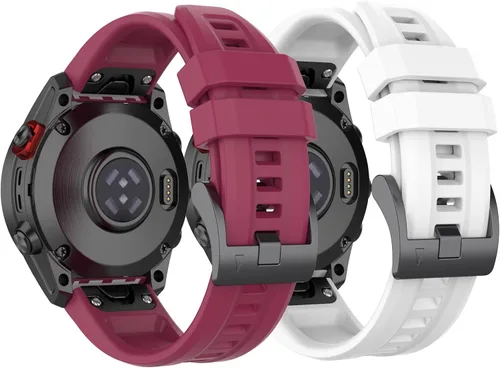 Miniatura 14 de Correas de repuesto para Garmin Fenix 7X, Fenix 6X/Fenix 5X Quickfit, silicona suave, repuesto para Garmin Tactix 7/instinct 2X/Quaitx 3/Tactix DELTA