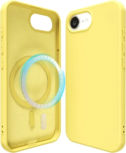 Miniatura 177 de oakxco Funda de silicona para iPhone 12 Pro Max, magnética, compatible con carga inalámbrica Magsafe, cubierta protectora de goma suave y delgada