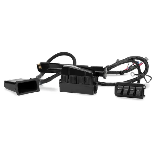 Miniatura 4 de Gelunxin - Kit de panel de interruptor auxiliar para salpicadero compatible con Ford F250 F350 2005-2007 Reemplazo 5C3Z-14A303-AA