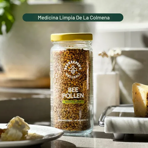 Miniatura 8 de Beekeeper's Naturals - Gránulos de polen de abeja 100% crudos, enzimas naturales preservadas, fuente de vitamina B, minerales, aminoácidos