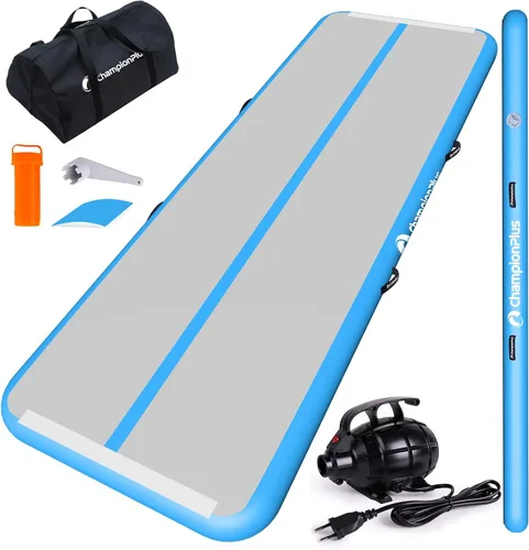 Colchoneta de Aire Inflable para Gimnasia Tumbling Mat Pista de Volteretas 4/8 pulgadas de Grosor Colchonetas de Aire para Uso