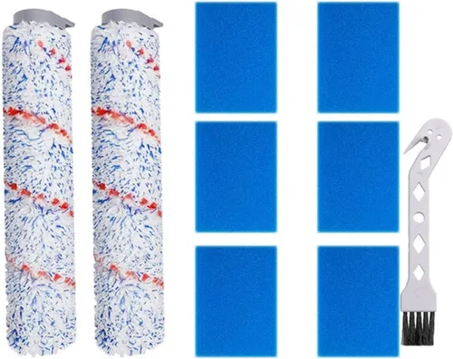 Miniatura 11 de Repuesto de repuesto para aspiradora inalámbrica en seco y húmedo, cepillo de rodillo, esponja de filtro Hepa, compatible con Tineco IFloor S, 1