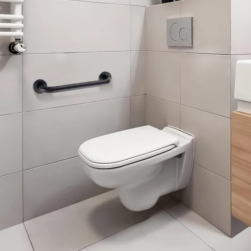Miniatura 6 de Barras de agarre para discapacitados de 24 pulgadas, paquete de 2 barras de agarre de acero inoxidable para bañeras y duchas, barras de seguridad