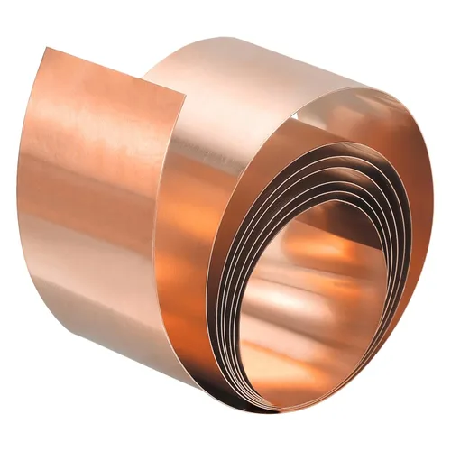 Miniatura 6 de uxcell Rollo de hoja de cobre, 118.110 in x 1.969 in x 0.002 in, 99.9% de cobre puro, tira de metal para proyectos eléctricos de bricolaje