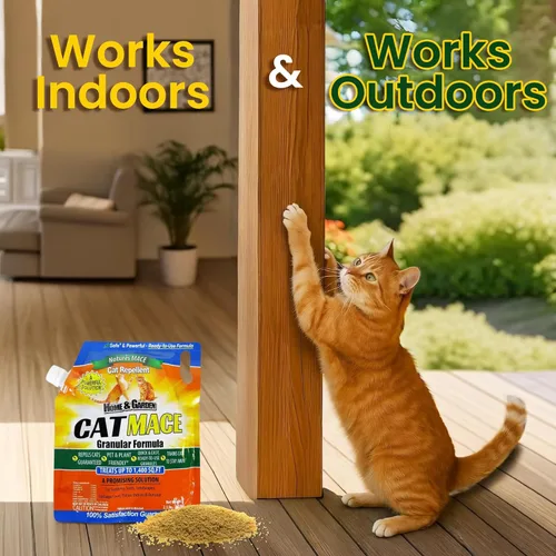 Miniatura 7 de Nature's Mace, Mace para gatos, granular de 2.5 libras, repelente de gatos al aire libre para mantener a los gatos alejados, mantener a los gatos