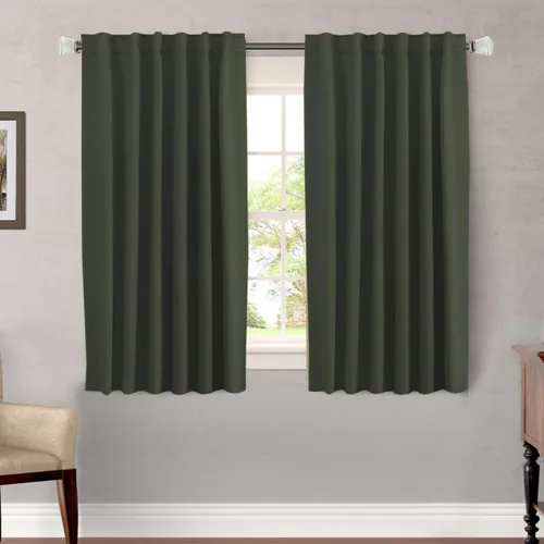 Miniatura 131 de H.VERSAILTEX Cortinas opacas con aislamiento térmico, paneles de tratamiento de ventana, cortinas opacas para oscurecer la habitación, cortinas Gris