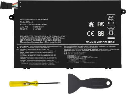 Miniatura 9 de TREE.NB 01AV493 - Batería de repuesto para laptop ThinkPad T570 T580 P51S P52S Series 00UR890 00UR892 SB10L84121 SB10L84122 SB10L84123 T570 00UR891