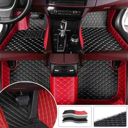 Miniatura 20 de Tapete de automóvil, personalizado para tu modelo personal, tapete de cuero resistente antideslizante impermeable para BMW, Ford, Nissan, Jeep