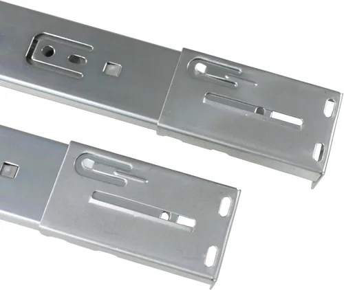 Miniatura 6 de Gobrico Rodamiento de bolas de extensión completa de cierre suave de 12 pulgadas para cajones de montaje trasero con soportes, 1 par