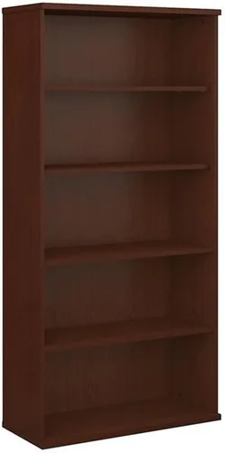 Miniatura 5 de Bush Business Furniture Estantería de 5 estantes de 36 W Series C en Hansen Cherry, estantería grande de almacenamiento y exhibición para el hogar