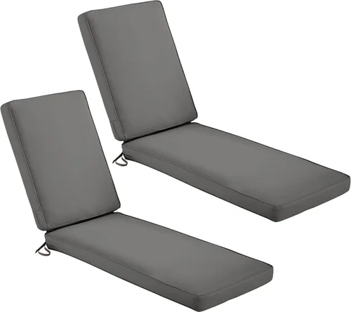 Miniatura 21 de Classic Accessories Montlake® FadeSafe® - Cojín resistente al agua para chaise longue de patio de 74 x 23 x 3 pulgadas, beige antiguo