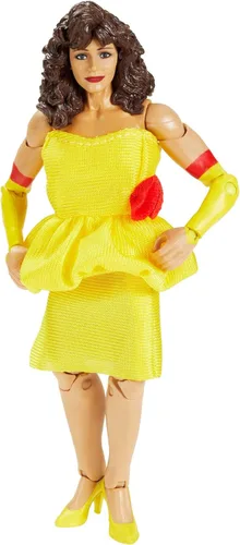 Miniatura 2 de WWE Mattel Miss Elizabeth Elite Collection - Figura de acción de lujo con detalles faciales realistas, equipo de anillo icónico y accesorios
