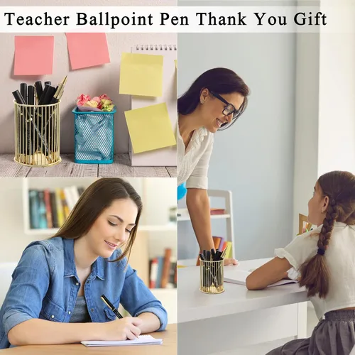Miniatura 6 de Seajan Juego de 20 bolígrafos de regalo de fin de año escolar con cajas de agradecimiento, regalos inspiradores para profesores, bolígrafos de tinta