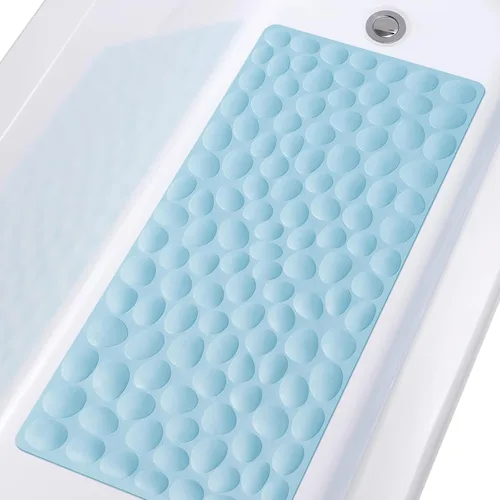Miniatura 9 de OTHWAY Alfombra de Bañera Antideslizante, Alfombra de Baño de Goma para Niños y Bebés, 16x31.5 pulgadas Alfombras de Baño Grandes para Bañera