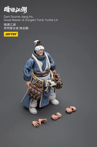 Miniatura 13 de JoyToy Fuente oscura: JiangHu Master Zongshi Tomb Yunhe Lin Figura de acción a escala 1:18