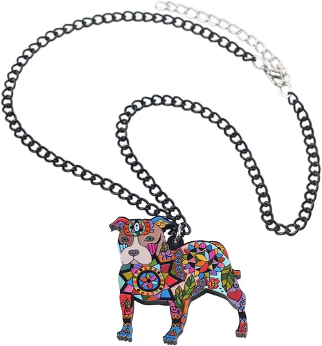 Miniatura 5 de DUOWEI Acrylic Dog Jewelry Sets Cute Pet Dog Gifts for Women Girls Dog Lovers