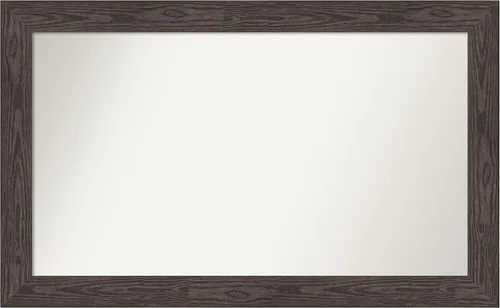 Miniatura 118 de Amanti Art Espejo personalizado, espejo de baño negro puente, espejo de pared o espejo de tocador de baño sobre el fregadero (26 x 26 pulgadas)