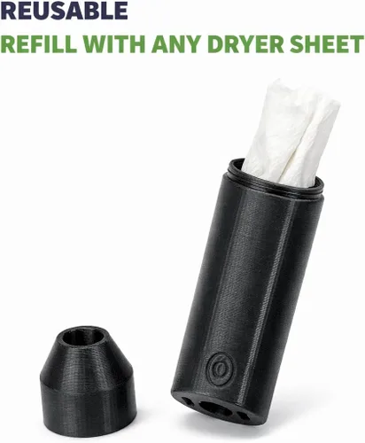 Miniatura 3 de Mini filtro de humo personal, filtro de olor de humo reutilizable de bolsillo con inserto de hoja de secadora, tamaño de viaje compacto, fabricado