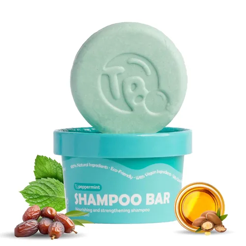 Miniatura 12 de Tree Bottle Barra de champú 3 en 1 de aceite de argán + extracto de bambú para hombres, para cabello, barba y cuerpo, limpieza profunda, nutrición
