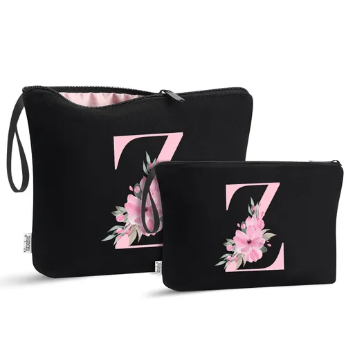 Miniatura 26 de Vavabox A-Z Bolsa de Maquillaje Personalizada, Regalos de Cumpleaños para Mujeres y Mamá, Regalos para la Mejor Amiga, Bolsa de Cosméticos