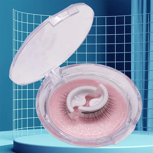 Miniatura 5 de Pestañas autoadhesivas reutilizables, 5 pares de pestañas autoadhesivas Glazyboo, pestañas autoadhesivas mejoradas, naturales, para mujeres, sin 5