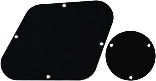 Miniatura 7 de FLEOR Juego de tornillos de placa trasera de golpeador de 1 capa, anillo de interruptor y soporte, ajuste LP Style Guitar Pickguard Reemplazo