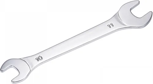 Miniatura 19 de uxcell Llave fina de extremo abierto, 0.669 in x 0.748 in, espejo métrico, acero de alto carbono, para mantenimiento doméstico y reparaciones