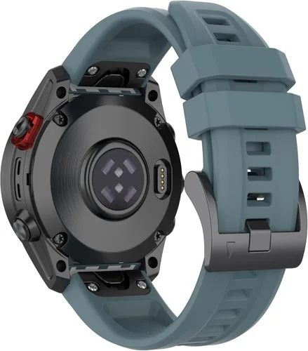 Miniatura 14 de REYDA Correa de silicona compatible con Garmin Fenix 8 Pro 1.850 in/8 1.850 in/E 1.850 in, 0.866 in, correa de reloj de ajuste rápido de silicona