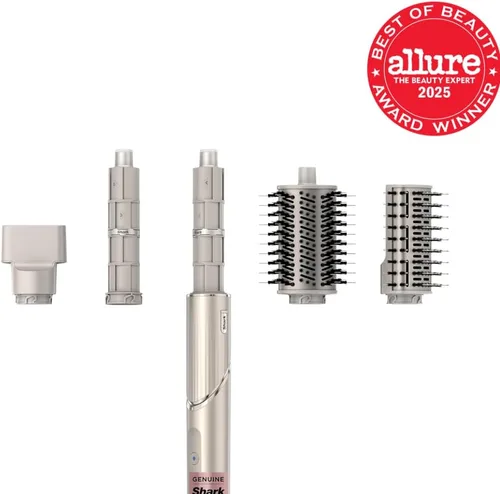 Miniatura 2 de Shark FlexStyle Air Multi-Styler y sistema de secado Cepillo secador de pelo para soplados con rizadores Coanda de envoltura automática, cepillo