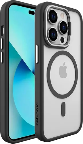 Miniatura 15 de Prodigee iPhone 14 Pro Max Safetee Flow Night + Mag Multicolor translúcido Prueba de caídas Cubierta de doble capa Compatible con carga NOCHE