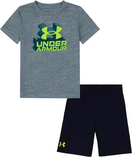 Miniatura 92 de Under Armour baby-girls Ua Terrazzo Leopard Heart SetShort Set