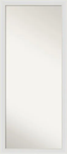 Miniatura 12 de Amanti Art Espejo blanco de longitud completa, 66 x 30 pulgadas, para gabinete, color blanco, espejo de pared de cuerpo entero para vestirse, marco
