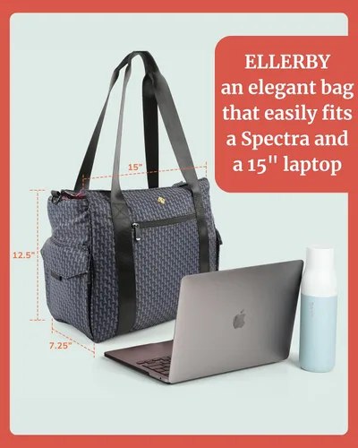 Miniatura 9 de Ellerby - Bolsa para extractor de leche para trabajar con hielera, bolsa para todos los extractores de leche, Spectra y Medela, organizador