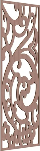 Miniatura 76 de Bridgewater - Paneles de pared decorativos de madera con calado, 9 3/8 pulgadas de ancho x 24 3/8 pulgadas de alto x 1/4 de alto, nogal