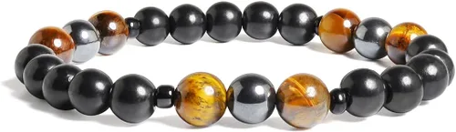 Miniatura 8 de Karelia Creations Pulsera de protección de shungite para niños, idea de graduación 100% auténtica, se adapta a la mayoría de los adolescentes