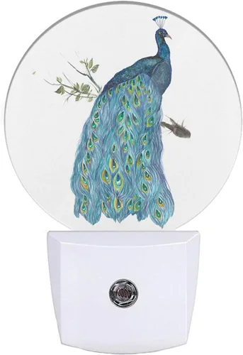 Miniatura 32 de EKOBLA Monarch - Luz nocturna de mariposa enchufable, luz nocturna LED de mariposa con sensor automático del atardecer al amanecer para dormitorio