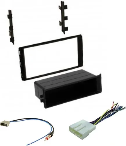 Kit de instalación de tablero estéreo de automóvil ASC premium, arnés de cables y adaptador de antena para instalar radio del mercado de accesorios
