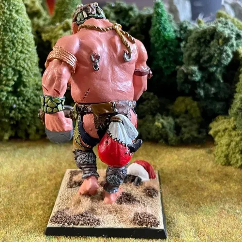 Miniatura 3 de Gigante 1 Ogro Troll en miniatura pintado Orcos Goblins Gargant Batallas de fantasía El Viejo Mundo Oldhammer 1.102 in