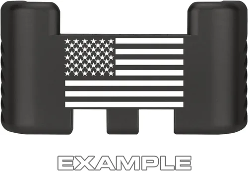 Miniatura 6 de NDZ Performance Placa trasera de aluminio con asistencia deslizante para Glock 1-5 Glock 17 19 19 19 x 22 23 24 26 27 31 32 33 34 35 45 47 49, Negro
