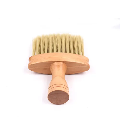 Miniatura 6 de KALLORY 2 unids peluquero cuello plumero cepillo profesional de corte de pelo kit para peluquería uso en el hogar mango para quitar el polvo