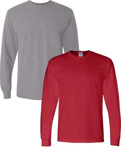 Miniatura 24 de Gildan - Camiseta DryBlend de manga larga para adulto, estilo G8400, paquete de 2