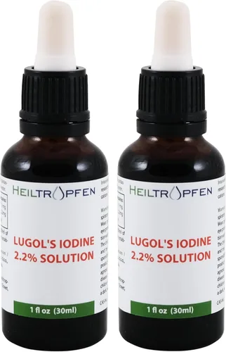 Miniatura 8 de 2.2% Solución de Yodo de Lugol 1 Fl Oz - 30 ml Ingredientes de Grado Farmacéutico Tercera Parte Testada Solución de Lugol Hecha con Yodo